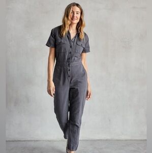 Black Button-Up Jumpsuit S.E.A. Suit. Size Medium
Regular price
$168